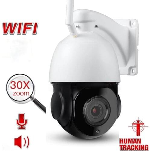 5MP HD 4G IP Camera WiFi Outdoor PTZ IR 80M AI Human Auto Tracking 30X Zoom Auto Focus CCTV security Onvif Camera Two Way Audio