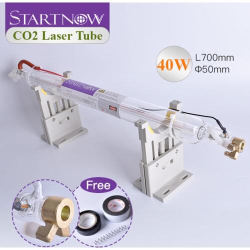 Startnow 700MM Laser Tube CO2 For Laser Power Supply Engraver Machine Parts Carving Marking Equipment 40W Laser Glass Lamp Pipe