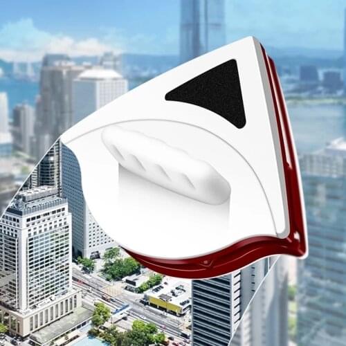 Magnetic Window Cleaner Brush Glass Brush Tool Window Wipe Double Side Magnetic Glass Brush for Washing Household Cleaning Tool