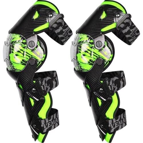 New Carbon Fiber Knee Pads for Motorcycles Men Protective Equipment Off-road Motorcycle Racing Anti-fall Protective Knee Sets