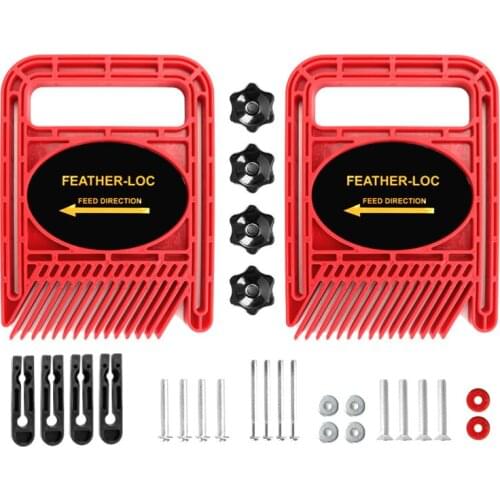 NEW Multi-purpose Feather Loc Board Set Woodworking Engraving Machine Double Featherboards Miter Gauge Slot Woodwork Tool DIY