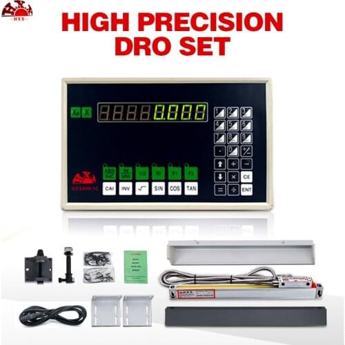 One Axis Grating Digital Readout DRO With 50-1000mm 5um Linear Scales For Machine Tools