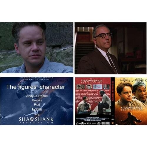 The Shawshank Redemption movie Posters Clear Image Wall Stickers Home Decoration Good Quality Prints White Coated Paper