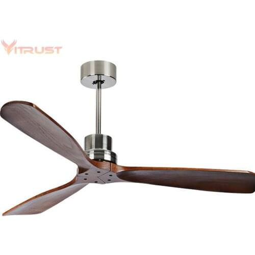 Modern Dining room ceiling fan with Remote Control Industrial 42/52 Inch Three Blade Ceiling Fan AC 110-240V