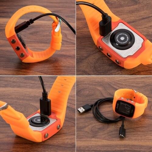 Black 1M USB Charging Cable Cord Fast Charger Line For Polar M430 Running Watch