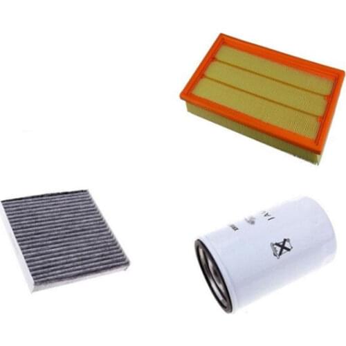 Air filter + Oil grid+ cabin filter for Jaguar F-Type / S-Type / X-Type / XJ / XF s-type 3.0 OEM:XR8E6714AB 2Z6525 2W93-9601-AC