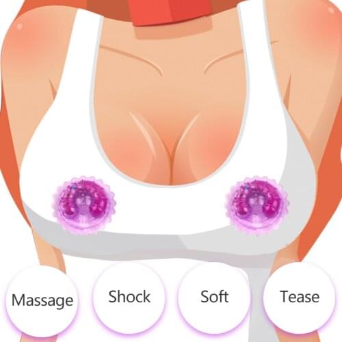 1 Pair Sexy Pasties Stickers Vibrators Sex Toys for Women Nipple Cover Vibrator Adult Products Female Breast Stimulator