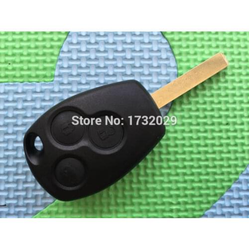 1Pc New Replacement Key Cover For Renault Clio Modus Laguna Megane 3 Buttons Remote FOB Shell Case Uncut VA2 Blade Accessories