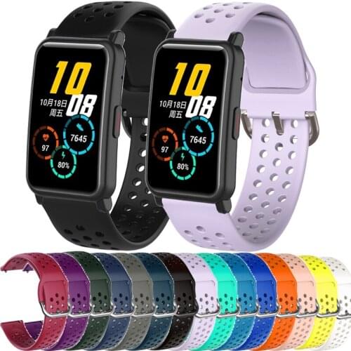 20mm wristband For Huawei honor ES Watchband For Huawei Watch 2 GT2 42mm Sport Strap with buckle pins Accessories Belt Bands