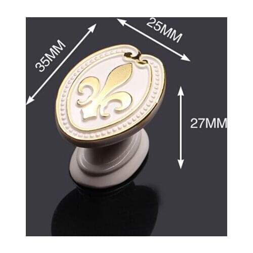 8pcs Single hole furniture knob drawer knob Antique cabinet knob Ivory white color CP352