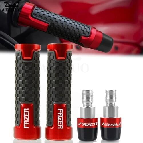 Motorcycle Accessories Handlebar Grips Handle Bar Cap End Plug FOR YAMAHA FZ1FAZER/FZ-1 2006-2015 2007 2008 2010 2012 7/8"22mm