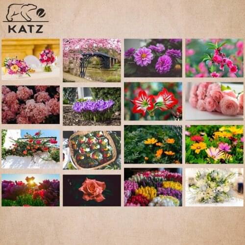 Diamond Painting Cross Stitch Home Decor Modern Handmade Diy Flower Diamond Embroidery Pink Rose Cherry Blossom Diamond Painting