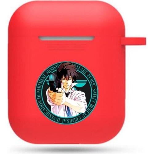 Anime Psycho-Pass Earphone Case Cosplay Unisex Airpods Bluetooth boys girls Headset Cover Earphone case Headphone Case Props