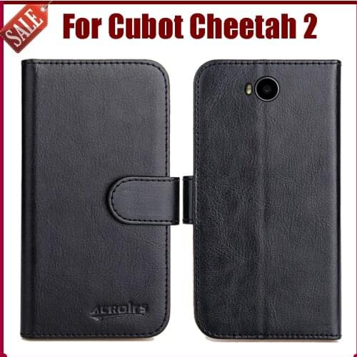 Cubot Cheetah 2 Case,New Arrival 6 Colors High Quality Flip Leather Exclusive Phone Cover For Cubot Cheetah 2 Case