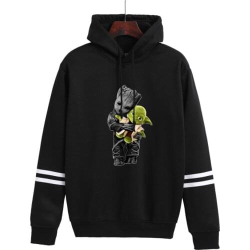 2020 Winter Clothes Hoodies for Children Star Wars 9 Baby Yoda Fashion Sports Hoodies Women Oversize Cartoon 3D Sweatshirt