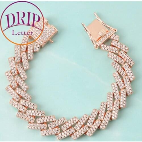 Drip letter Bracelets With Pendants