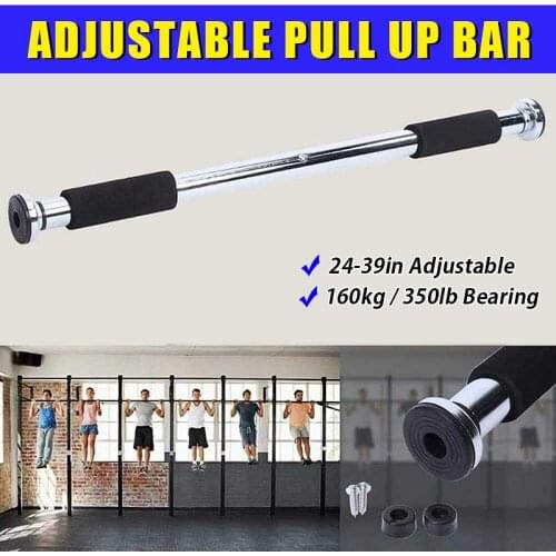 Door Horizontal Bars Steel 160kg Home Gym Workout Chin Push Up Pull Up Training Bar Sport Fitness Sit-ups Equipments Heavy Duty