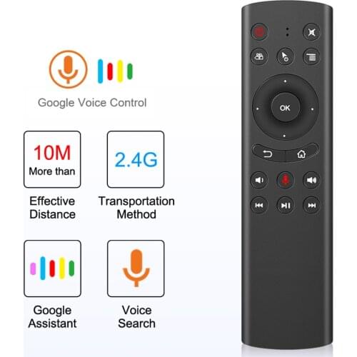 G20 Air Mouse 2.4G Wireless Keyboard Voice Control Sensing Universal Mini Keyboard Remote Control For PC Android TV Box