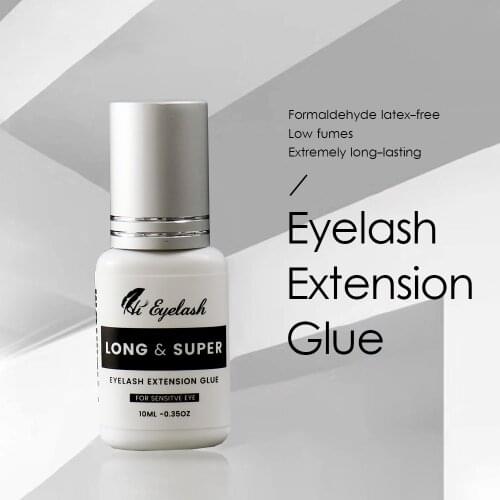 10ml Eyelash Extension Glue Black Strong Adhesive Glue Private Label Eyelash Professional Glue 1-2s For False Eyelashes Glue