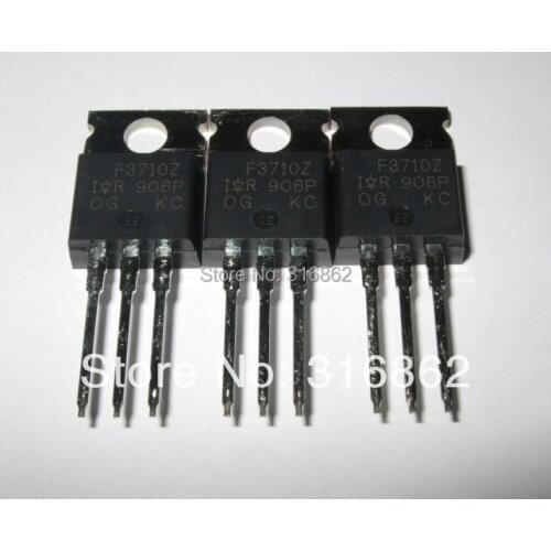 IRF3710Z IRF3710 F3710 Transistor TO-220 10PCS/LOT Free Shipping Power MOSFET(Vdss=100V, Rds(on)=0.025ohm, Id=57A)