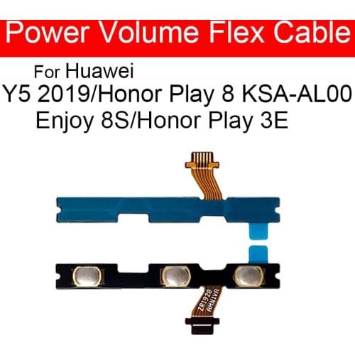 Power & Volume Button For Huawei Y5 2019 / Honor Play 8 KSA-AL00 / Enjoy 8S / Honor Play 3E Key Butoon Flex Cable Repair Parts