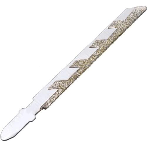 1Pcs T-shank Alloy Diamond Jigsaw Blade For Marble Stone Granite Tile Ceramic Cutting Stone Processing 101x8.5x2mm