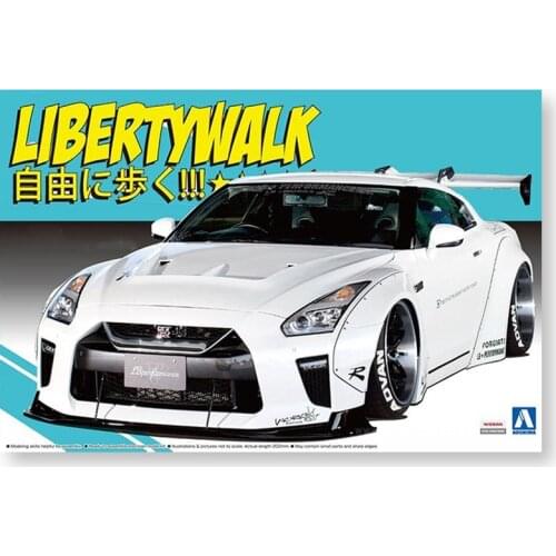 Assembly Model 1/24 R35 GT-R Type 1.5 Car Model 05590
