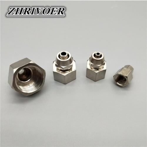 Pneumatic Fast Twist Fittings 4~12mm OD Tube To 1/8" 1/4" 3/8" 1/2" BSP Female Thread Air Hose Quick Joint Coupler Connector KN