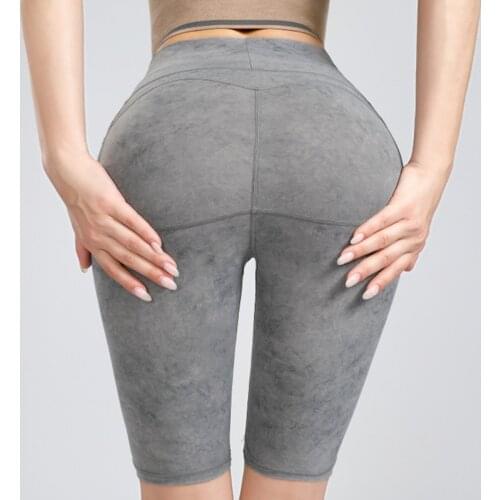 SALSPOR Women Tie Dye High Waist Yoga Sports Shorts Bodybuilding Push Up Quick Dry Short Woman Gym Fitness Jogging Sports Shorts