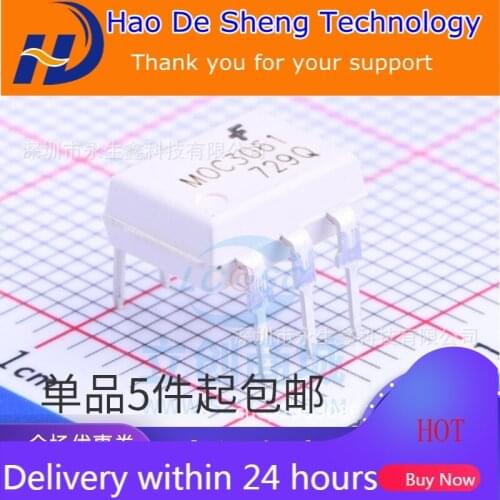 10PCS/LOT MOC3061 DIP-6 MOC3061SR2M Thyristor-driven Optocoupler New Original In Stock