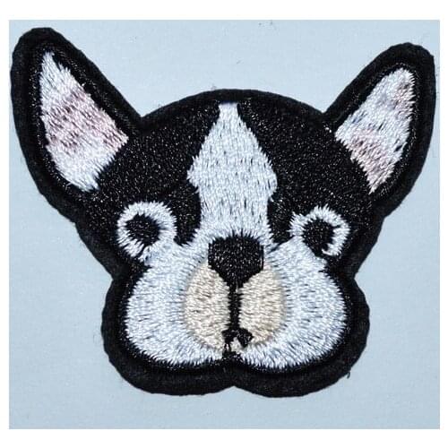 Pet Dog Good Dogs Patch Animal Applique Sewing DIY Embroidered Iron on patches (size is about 5 * 4 cm)