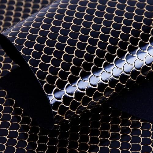 David accessories 20*33cm Fish scales Synthetic leather fabric hair bow diy decoration crafts 1piece, DIY handmade,c3369
