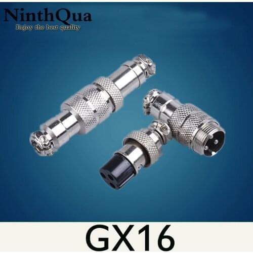 1set GX16 Aviation Connector Plug Docking Femal & Mele 2pin 3pin 4pin 5pin 6pin 7pin 8pin Circular Butting Connector