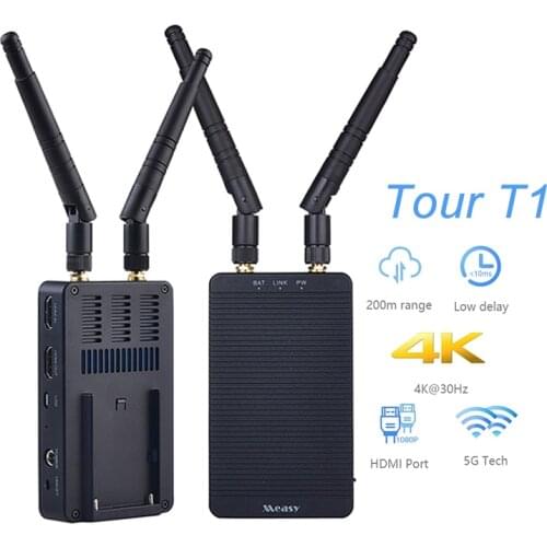 Measy Tour T1 Wireless Transmission 5G HDMI Transmitter Receiver 4K Video Converter 200M Mini Wireless Photo monitor Transmitter