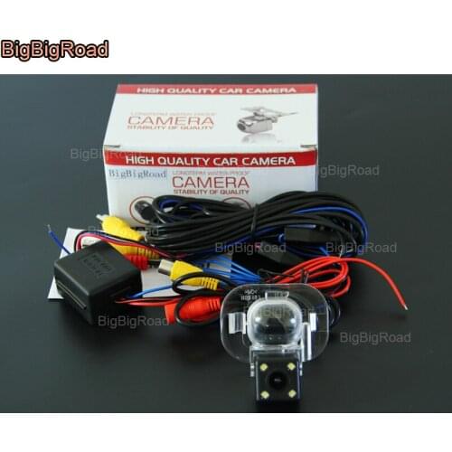 BigBigRoad Car Rear View Reversing Camera with power relay For Hyundai Verna Solaris Sedan Kia Forte Accent RB 2010-2015 / ix20