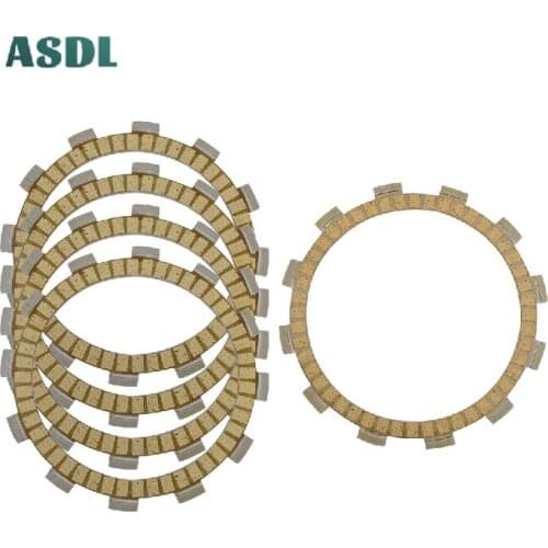 Motorcycle Paper Based Friction Clutch Plate Kit for Hyosung SM630 SM 630 2001-2009 For Kawasaki KX250 Ninja 250R 300 KX 250