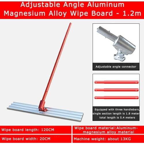 100-120cm Concrete Leveling Machine Lengthened Manual Push-Pull Leveling Cement Road Leveling Machine Manganese Steel Trowel