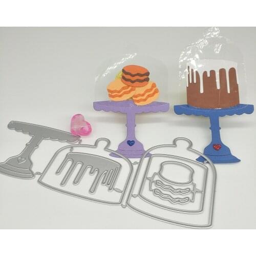 Covered cake tray and bread metal cutter molds, scrapbooks, photo albums, greeting cards, DIY decorations, handmade art