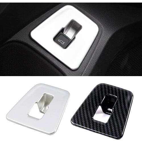 For Volkswagen VW Tiguan MK2 2017-2019 Rear Trunk Tail Door Tailgate Switch Button Cover Trim ABS Sticker