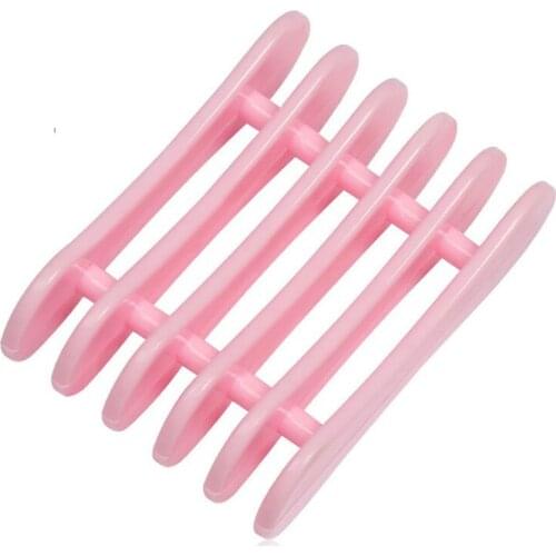 Wholesale Nail Salon Manicure Plastic Pen Holder 5 cell Acrylic UV Gel Brush Rest Nail Brush Holder Set 100pcs/lot free shipping