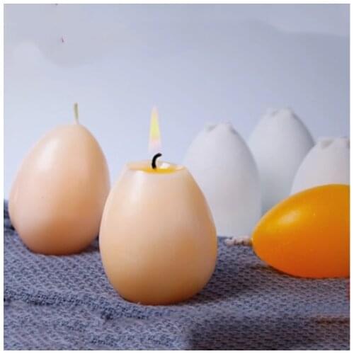 Easter Handmade Candle Mold Egg Shape Candles Soap Mould Tool Candle Making Crafts Moulds