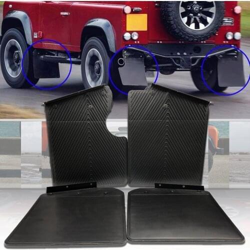 Front Rear Mud Flaps For land rover defend 90 Mudflaps Splash Guards Mudguards Dirty Traps Fender Flares
