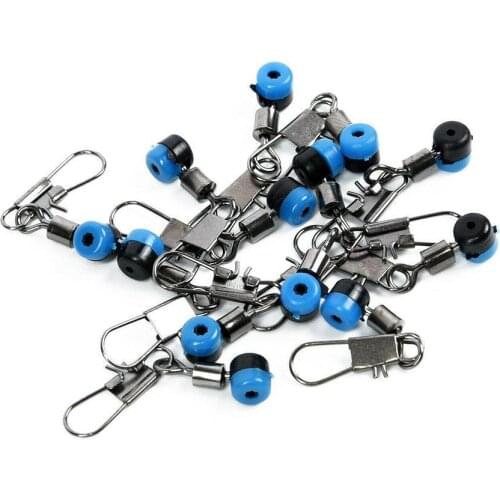 20pcs/set Fishing Float Bobber Stops Space Beans Connectors Saltwater Equipment Sea Metal Accessories Tools Fishing Plastic B4X6
