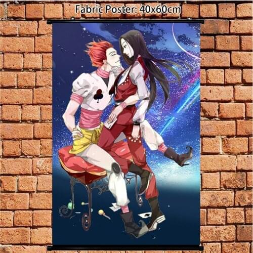 Anime Poster hunter x hunter Morow Hisoka Eliza Wall Scroll Painting Art Prints Home Room Decoration 60*40 90*60