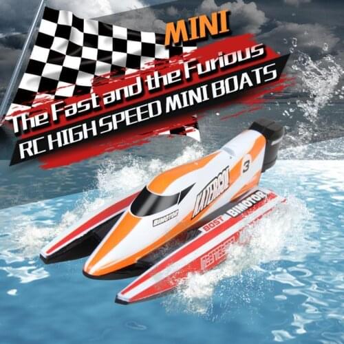 RC Boat Speedboat 3313M 2.4GHZ High Speed Mini Boats Rechargable Electric Sport Remote Control Racing F1 Boat Toys