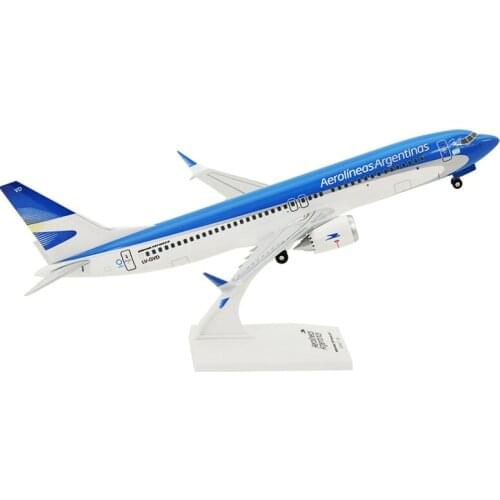 32CM 1:130 Scale Airplanes Argentina Aircraft Model Aerolineas Argentinas Airlines Boeing B737 MAX8 Plane Model Resin Diecast