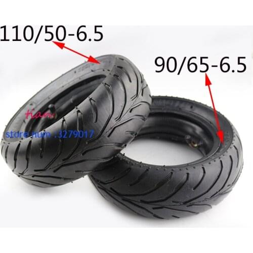 90/65-6.5 tire or 110/50-6.5 tire Front rearTyres for Gas Electric Scooter 47cc/49cc 2 stoke air cooled Mini pocket bike