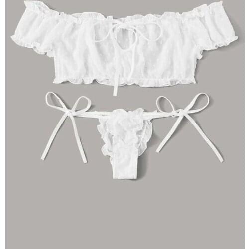 Hot Lace Sexy Cute Lingerie Seductive Underwear Bikini Exotic Apparel Suit Bra And Panty Set Female Women Ladies Plus Size S-XXL