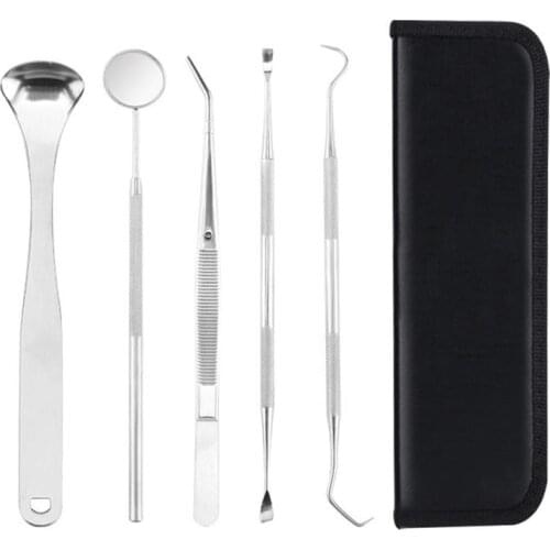 Dental Mirror Stainless Steel Dentist Prepared Tool Calculus Plaque Flos Remover Dental Kit Cleaner Tooth Stain Oral Care
