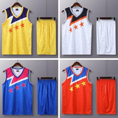 College Basketball Jerseys shorts With Pocket , Youth Throwback Basketball Uniforms Clothing Suit, Shot-basket Shirt Kits JY1930